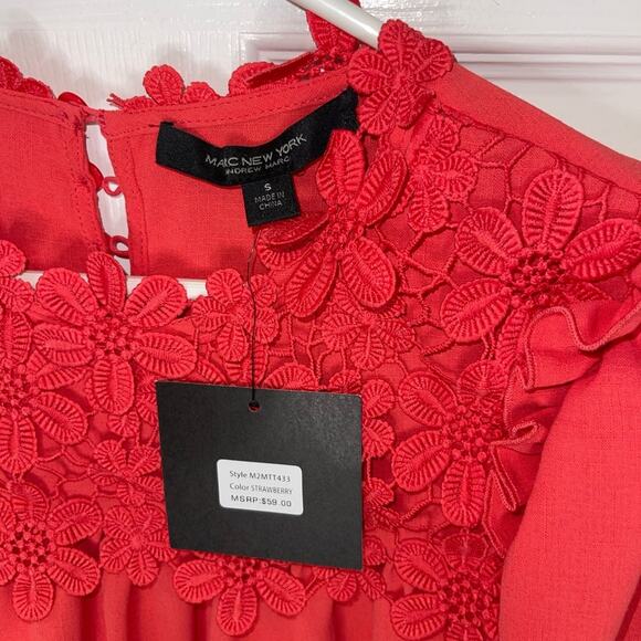 NWT Marc New York short sleeve blouse - Picture 2 of 5